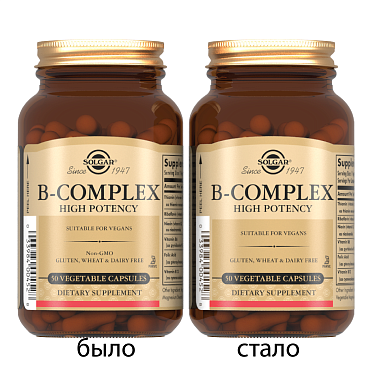 Купить Solgar В-комплекс 50 шт капсулы