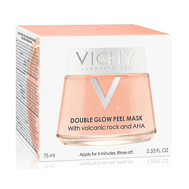 Купить Vichy Purete Thermale 75 мл маска-пилинг минеральная для увлажнения и укрепления кожи лица двойное сияние
