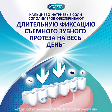 Купить Корега Экстра Сильный крем для фиксации зубных протезов 70 г 2 шт мятный вкус