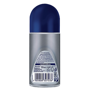 Купить Nivea Men 50 мл 1 шт дезодорант-антиперспирант серебряная защита антибактериальный ролик