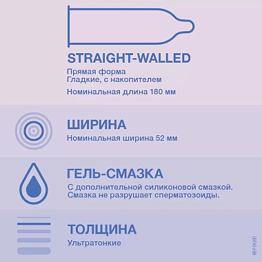 Купить Durex Invisible Extra Lube 3 шт презервативы из натурального латекса ультратонкие