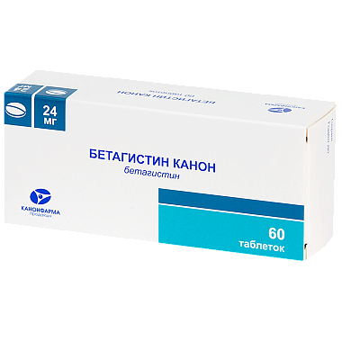 Купить Бетагистин-Канон 24 мг 60 шт таблетки