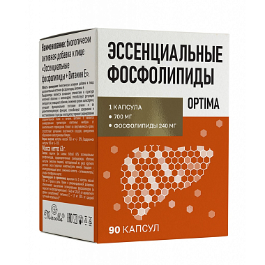 Купить Эссенциальные Фосфолипиды + Витамин Е 90 шт капсулы