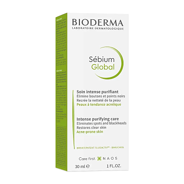 Купить Bioderma Sebium Global интенсивный уход 30мл
