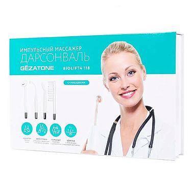 Купить Gezatone Biolift4 118 дарсонваль медицинский для лица, тела и волос
