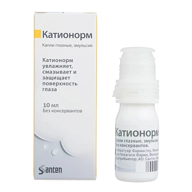 Купить Катионорм 10 мл 1 шт капли глазные