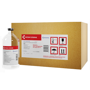 Купить Натрия хлорид 0,9% 400 мл 15 шт раствор для инфузий