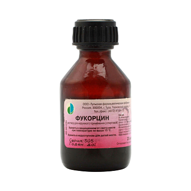 Купить Фукорцин 25 мл раствор для наружного применения