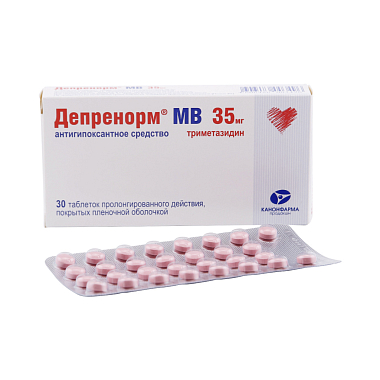 Купить Депренорм МВ таблетки ппо модиф высвоб 35мг №30