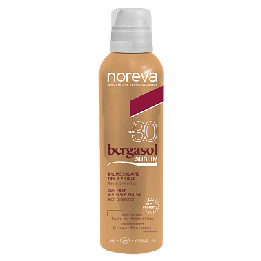 Купить Noreva Bergasol Sublim SPF-30 150 мл спрей солнцезащитный лосьон-мист