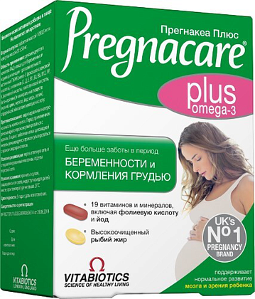 Купить Прегнакеа Плюс 28 шт таблетки + 28 шт капсулы