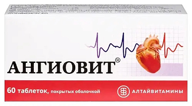 Купить Ангиовит 60 шт таблетки покрытые оболочкой