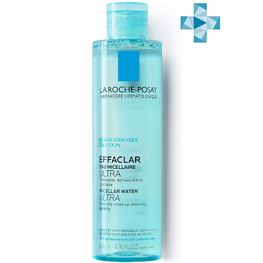 Купить La Roche-Posay Effaclar вода мицелл ультра 200мл д/жирной и проблемной кожи
