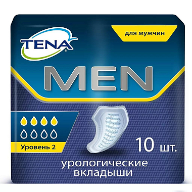 Купить Тена Мен прокладки уролог №10 уровень 2