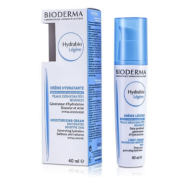 Купить Bioderma Hydrabio Legere 40 мл крем увлажняющий для нормальной и комбинированной кожи