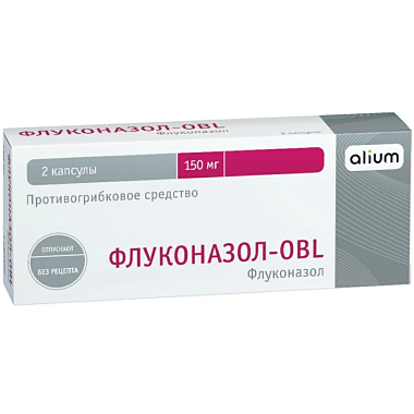 Купить Флуконазол-OBL 150 мг 2 шт капсулы