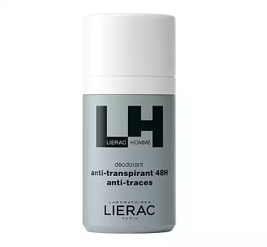 Купить Lierac Homme 50 мл дезодорант-шарик 48ч для мужчин