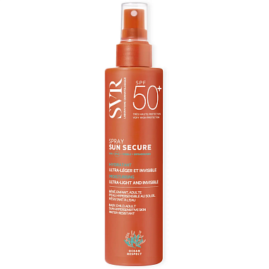 Купить SVR Sun Secure SPF 50 200 мл спрей для тела безопасное солнце увлажяющий