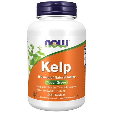 Купить Now Foods Келп 200 шт таблетки