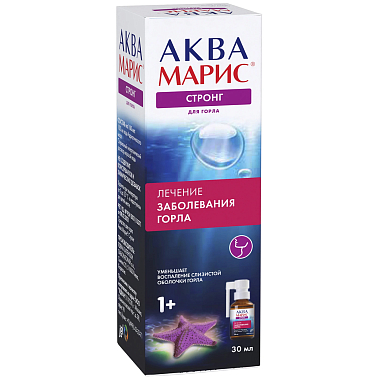 Купить Аква Марис Стронг спрей д/горла 30мл