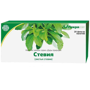 Купить Стевия листья 1 г 20 шт фильтр-пакеты