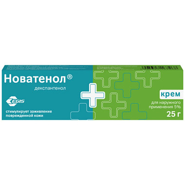 Купить Новатенол 5% 25 г крем