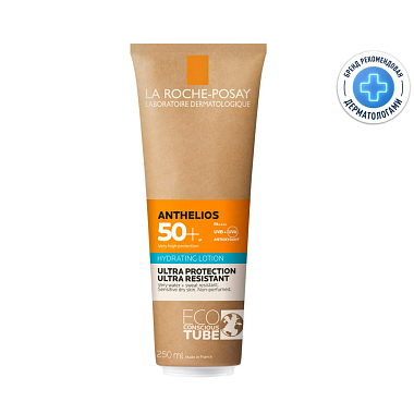 Купить La Roche-Posay Anthelios SPF 50+ 250 мл молочко для лица и тела в экологичной упаковке
