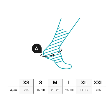 Купить Orlett бандаж для голеностопного сустава размер XS Артикул MAN-101