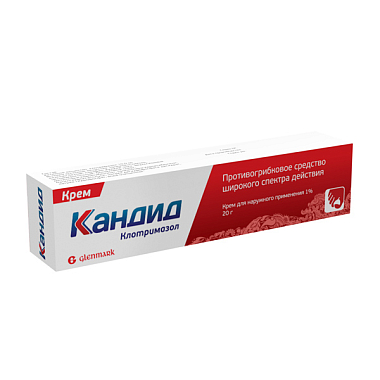 Купить Кандид 1% 20 г крем для наружного применения