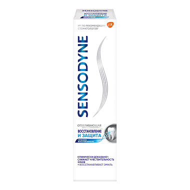 Купить Sensodyne 75 мл зубная паста отбеливающая Восстановление и защита