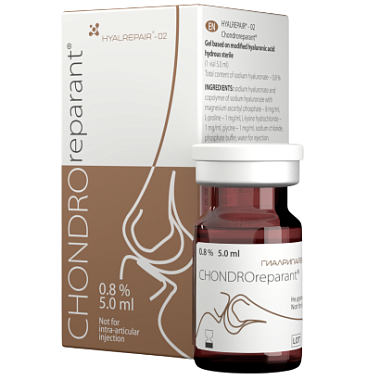 Купить Гиалрипайер-02 Хондрорепарант 0,8 % 5 мл протез синовиальной жидкости