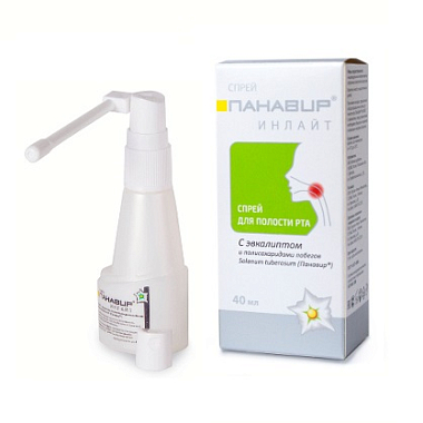 Купить Панавир Инлайт 40 мл спрей для полости рта с эвкалиптом