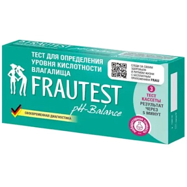 Купить Frautest 3 шт тест для определения уровня кислотности влагалица