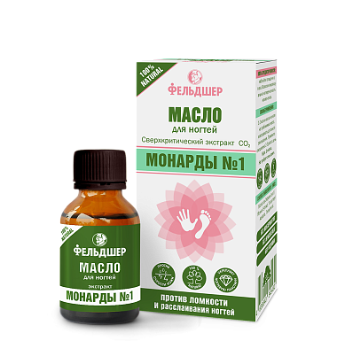 Купить Фельдшер экстаркт монарды №1 25 мл масло для ногтей