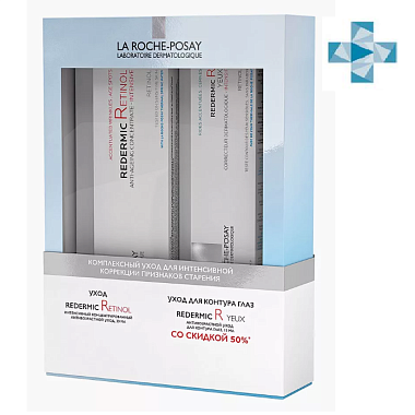 Купить La Roche-Posay Redermic R набор НГ(Redermic ретинол30мл+д/контура глаз 15мл)