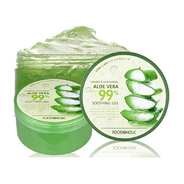 Купить FoodaHolic гель 300мл с Алоэ Вера 99% Calming and Moisturizing Aloe Vera Soothing