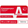 Купить Клопидогрел-Акрихин 75 мг 30 шт таблетки покрытые пленочной оболочкой