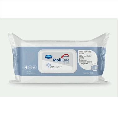 Купить MoliCare Skin 50 шт салфетки влажные гигиенические