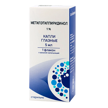 Купить Метилэтилпиридинол 1 % 5 мл капли глазные