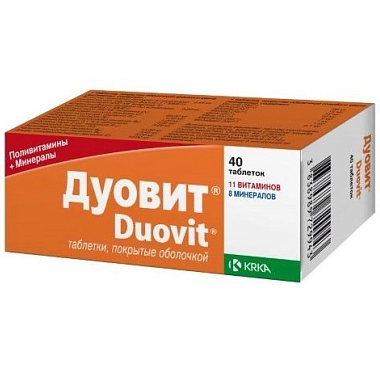 Купить Дуовит 40 шт таблетки покрытые оболочкой