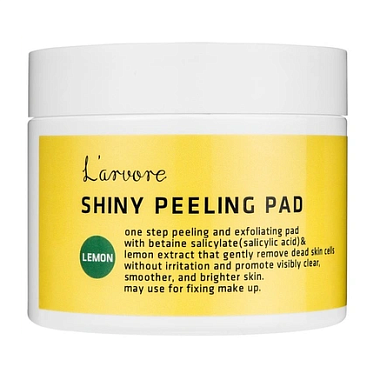 Купить Larvore диски очищ №70 с экстр. лимона LEMON SHINY PEELING PAD