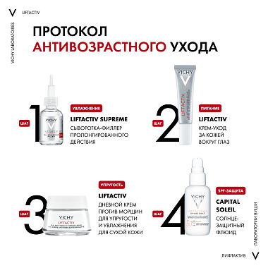 Купить Vichy Liftactive Supreme 50 мл крем против морщин для сухой кожи