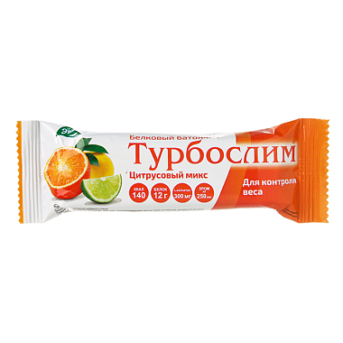 Купить Турбослим батончик 50г цитрусовый микс