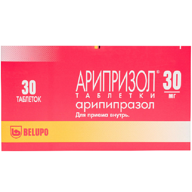 Купить Арипризол 30 мг 30 шт таблетки