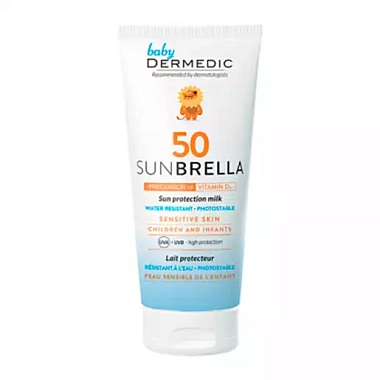 Купить Dermedic Sunbrella Baby SPF 50+ молочко солнцезащитное для детей