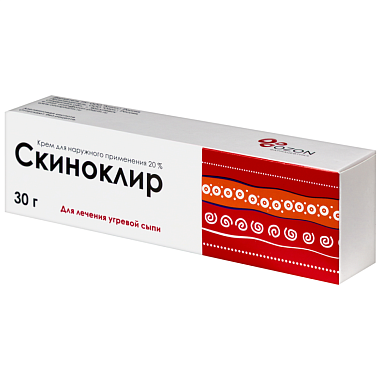 Купить Скиноклир 20% 30 г крем для наружного применения