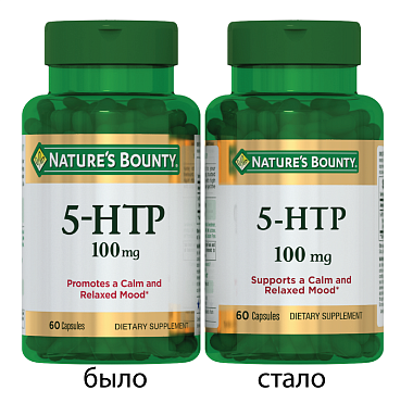 Купить Nature's Bounty 5-HTP (L-5-Гидрокситриптофан) 100 мг 60 шт капсулы