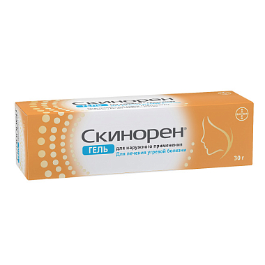 Купить Скинорен гель д/наружн примен 15% 30г