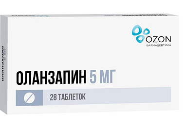 Купить Оланзапин 5 мг 28 шт таблетки диспергируемые в полости рта