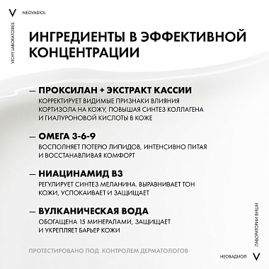 Купить Vichy Neovadiol 50 мл крем восстанавливающий и ремоделирующий контуры лица дневной в период менопаузы